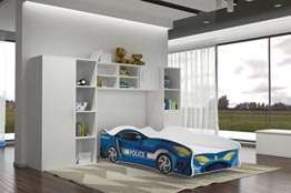 Rennwagenbett von Relita in blau im Kinderzimmer